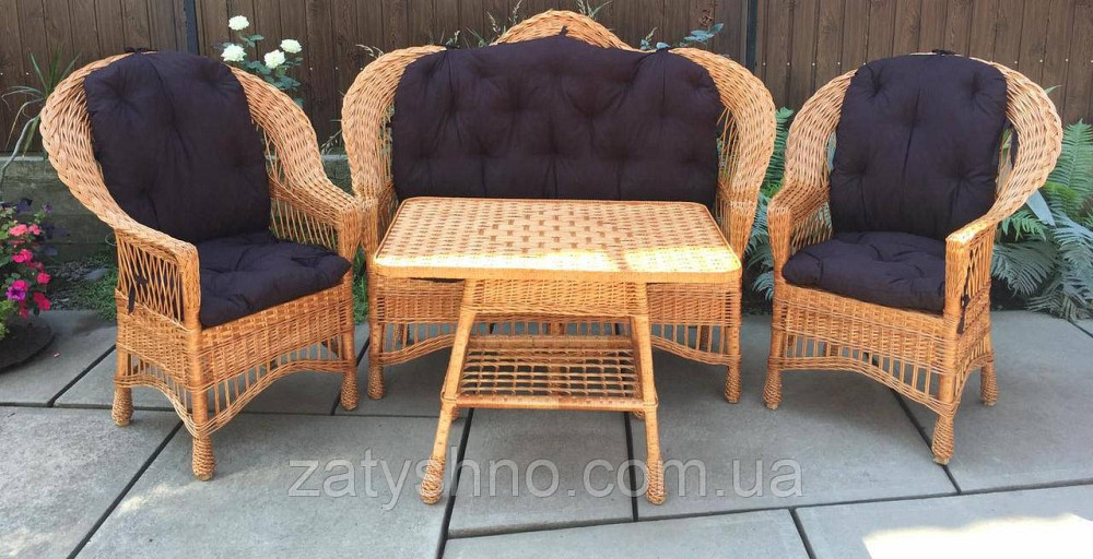 Комплект плетених меблів | Київ - фото 2