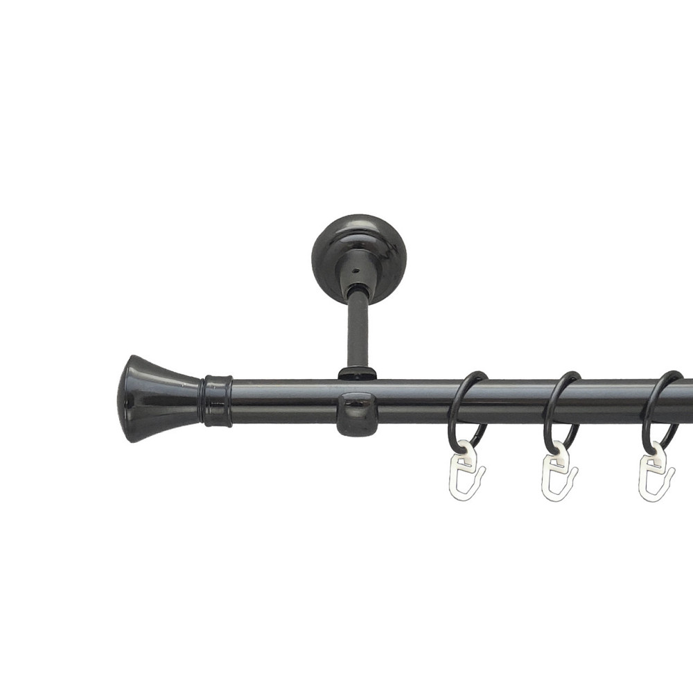 Карниз Orvit Люксор металевий однорядний відкритий Онікс 19 мм 300 см (00-00014820) Львів - фото 1