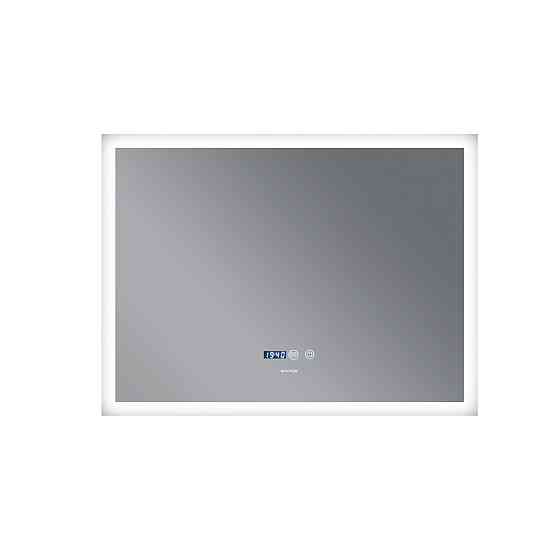 Дзеркало Mixxus FLAT MR04-80x60 з LED Touch, Anti-fog, димером, регулюванням яскравості, годинником  ( MI6928 ) 26473 Харків