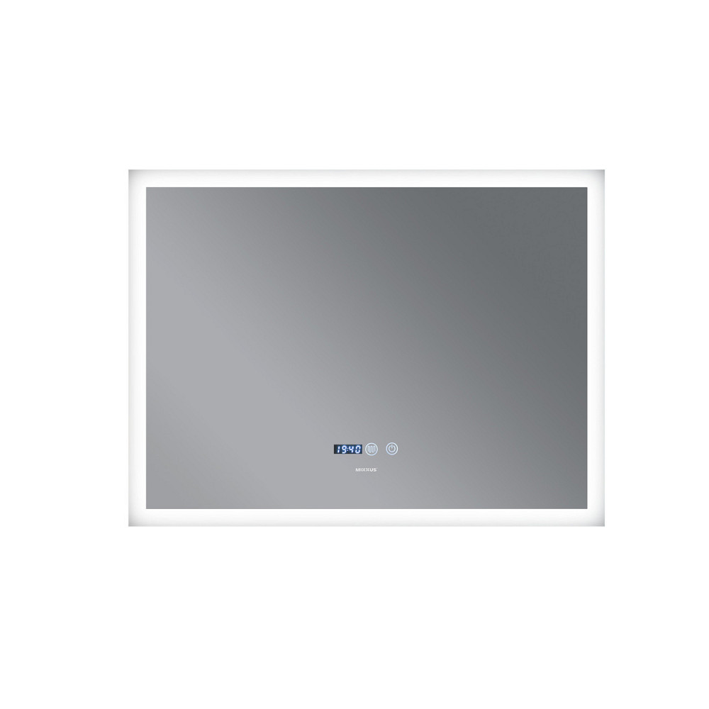 Дзеркало Mixxus FLAT MR04-80x60 з LED Touch, Anti-fog, димером, регулюванням яскравості, годинником  ( MI6928 ) 26473 Харків - фото 5