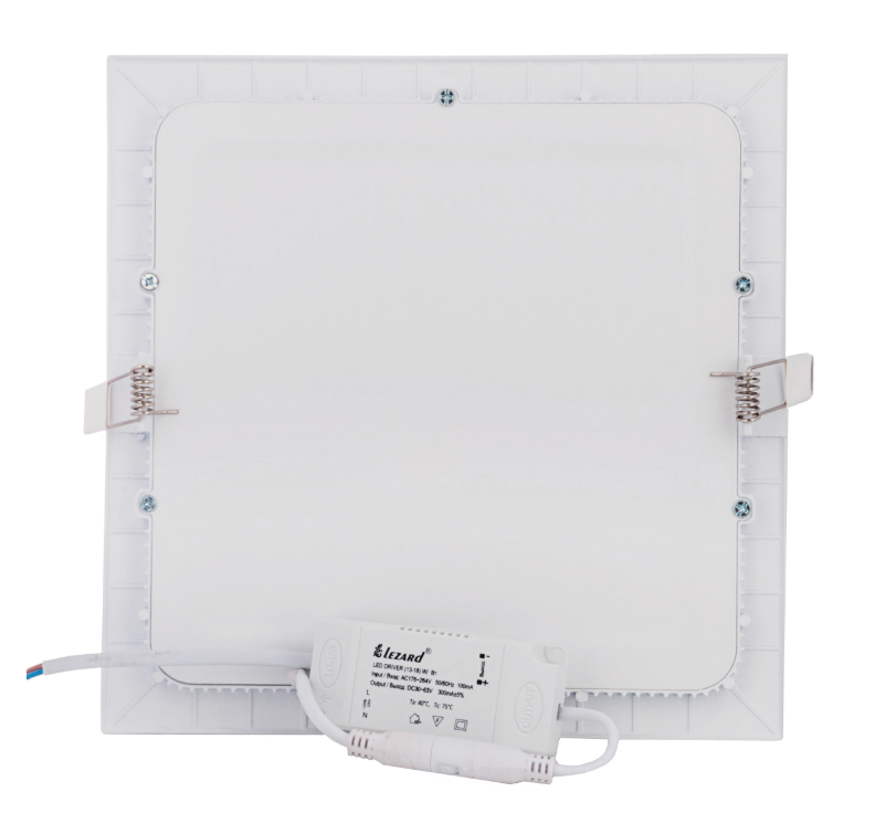 LED Панель врізна квадратна 18W 4200К 1440Lm 225*225мм 442RKP-18 Лезард Житомир - фото 3