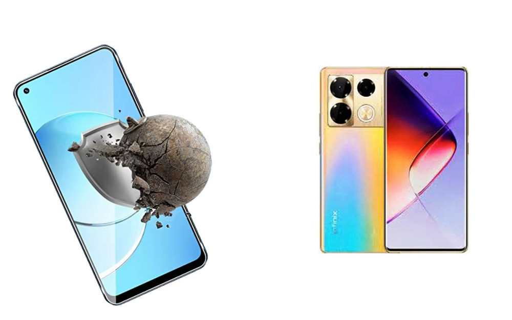 Захисне скло DefenzoGlass для Infinix Note 40, Note 40 Pro – подвійна міцність Київ - фото 2