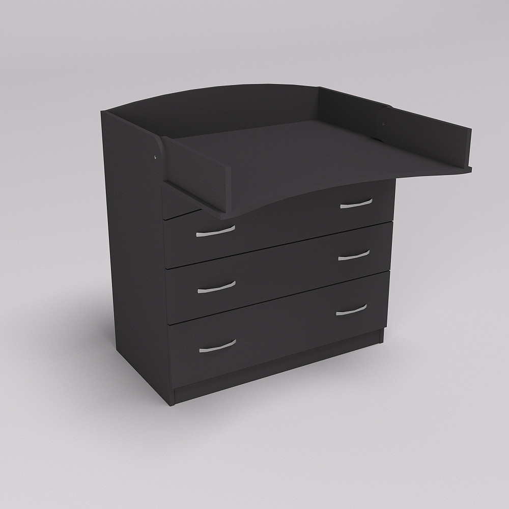 Комод пеленальний №2, Антрацит, 864/465/916 Львів - фото 3