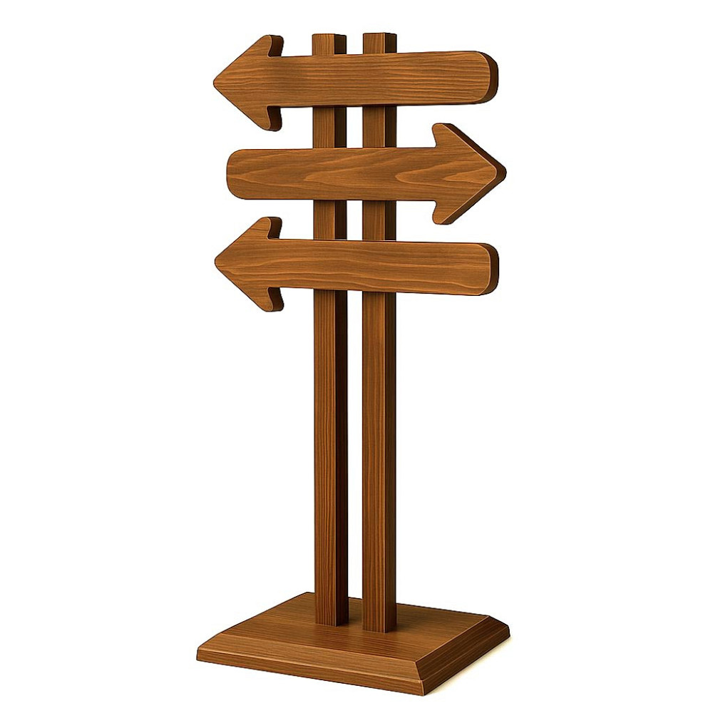 Підлогова стрілка-покажчик "Старода" охра Миколаїв - фото 1