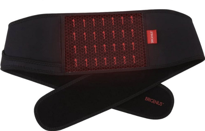 Електрична графенова USB грілка на пояс BRIGENIUS 130*15см Луцк - изображение 1