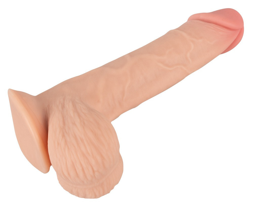 Фалоімітатор - Nature Skin Dildo With Movable Skin, 19 см Sex Aura Київ - фото 6