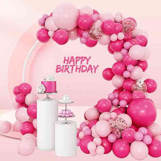 Набір повітряних куль для вечірки, дня народження, весілля, рожеві Кам'янець-Подільський