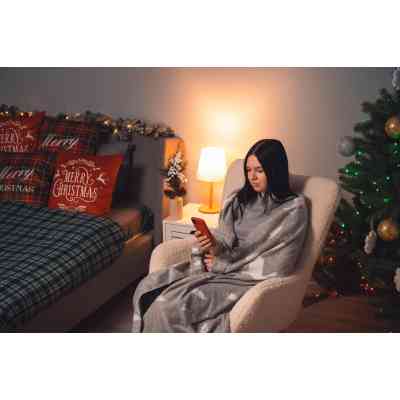 Плед Ardesto Christmas Fleece 130x160см, 100% поліестер, олені (ART0716PB) Вінниця