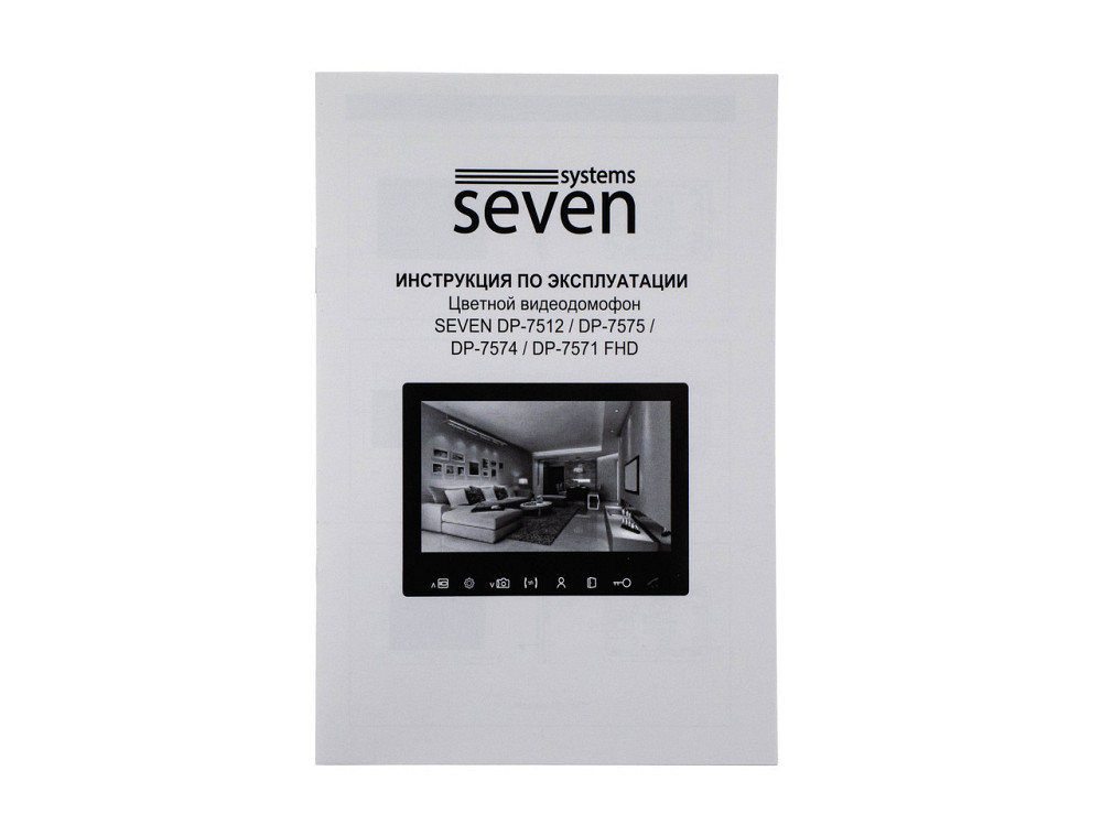Видеодомофон 7 дюймов SEVEN DP–7571 FHD black Киев - изображение 12