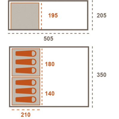 Палатка Grand Canyon Helena 6 Mojave Desert (330033) Винница - изображение 3