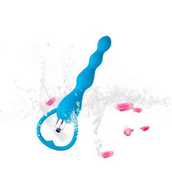 Анальна пробка з вібрацією - Чорний - 17*1,7*2,2*3см - Анальні іграшки Вінниця