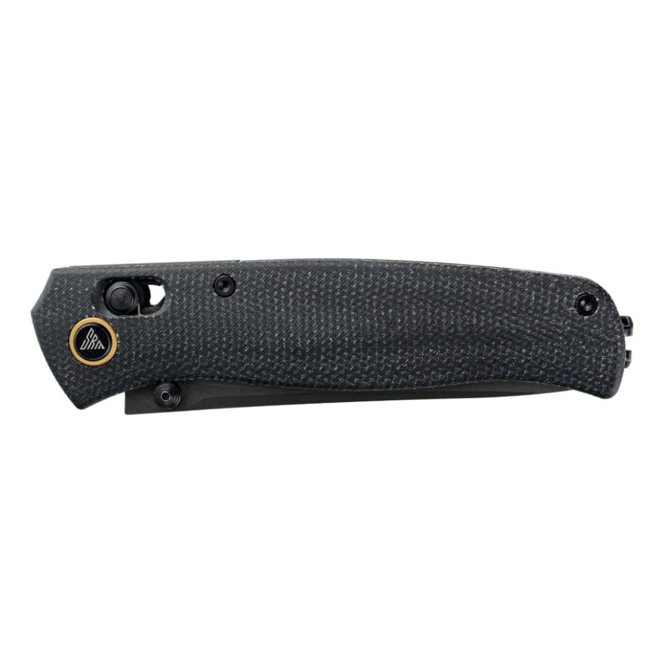 Ніж складаний туристичний SRM Medal 255L-MB3 (8.2 см) 140Cr / Micarta чорний Київ - фото 8