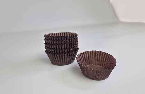 Тартолітка для кексів 6А кругла коричнева D45 H25 (100 шт.) (1 уп.) Харків