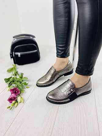 MILLI GOLD Туфлі жіночі MILLI GOLD 359-1705 срібні (весна-осінь, шкіра натуральна) (3308) Коломия