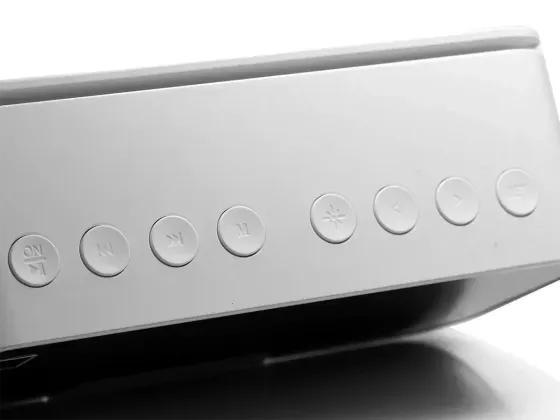 Портативна Bluetooth колонка-годинник KIMISO K-10: 2 динаміки, FM-радіо, будильник, до 5 годин робот Київ