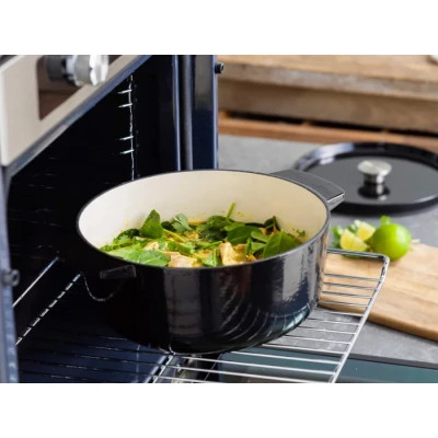 Кастрюля KitchenAid чавунна з кришкою 3,3 л Чорна (CC006058-001) Винница - изображение 7