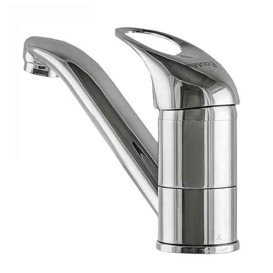 Змішувач для умивальника EcoMix ELIT EM-N-103M-WH-1 поворотній 15см (без Шлангів)-(по 1шт в коробці) (000010357) Київ