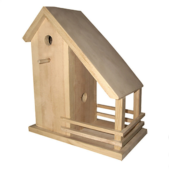 Кормушка со скворечником 