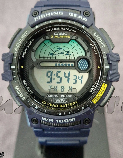 Часы мужские: Casio WS-1200H-1 WS-1200H-2 WS-1200H-3 таймер рыбака. Киев - изображение 4