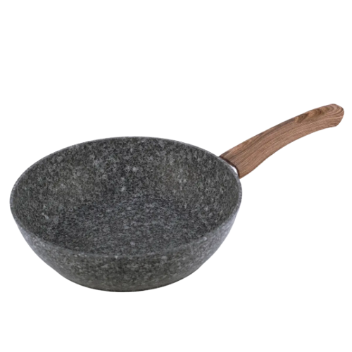 Сковорідка-сотейник d24см алюміній а/п Grey marble 4165 KAMILLE Житомир - изображение 1