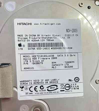 Жёсткий Диск HITACHI 1TB Киев