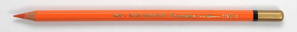 Олівець акварельний "Kooh-i-Noor" 3720/5 MONDELUZ reddish orange/чевроно-помаранч., шт Київ - фото 1