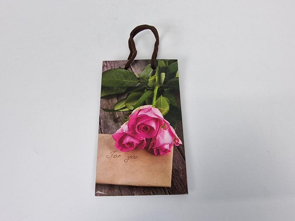 Пакет паперовий подарунковий малий 11/18/5 (арт М039) (12 шт.) Харків - фото 2