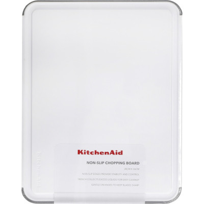 Разделочная доска KitchenAid Universal, двостороння, 20,3 х 25,3 х 1 (KEG701NOSMGA) Винница - изображение 4