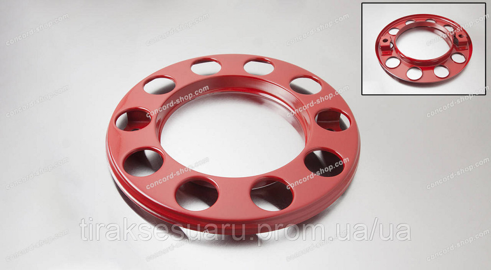 Колпак колеса передний 22.5 корона. красный металл Колпак колеса корона передний красный 22.5 (металл) Луцк - изображение 1