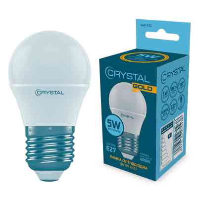 Лампочка CRYSTAL G45 5W PA Е27 4000K (G45-012) Винница