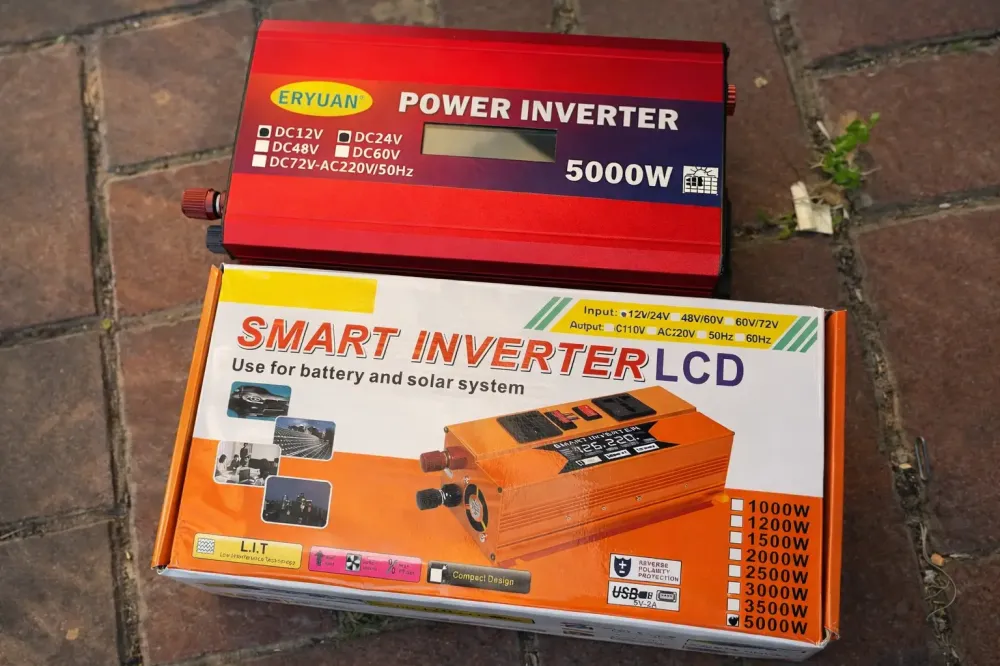 Автомобильный инвертор с 12V/24V на 220V 5000W LCD SMART / Преобразователь напряжения Коломия - фото 3