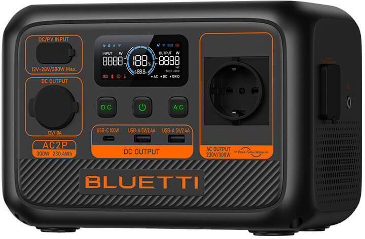 Зарядна станція Bluetti AC2P 300 Вт / 230.4 Вт| год (AC2P) Чернігів - фото 3