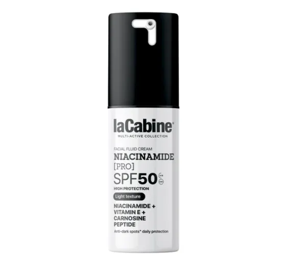 Солнцезащитный крем-флюид для лица с ниацинамидом SPF50 NIACINAMIDE PRO LIGHT SPF50 LaCabine, 30 мл Днепр