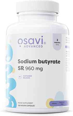 Бутират натрію Osavi Sodium butyrate SR, 960 mg 120 caps Луцьк