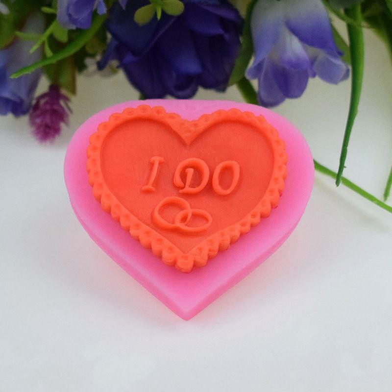 Молд силиконовый Сердце 65 на 60 мм розовый Киев - изображение 10