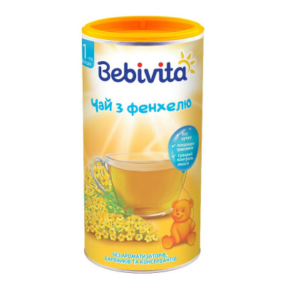 Детский чай Bebivita из фенхеля 200 г (9007253101905) Винница - изображение 1