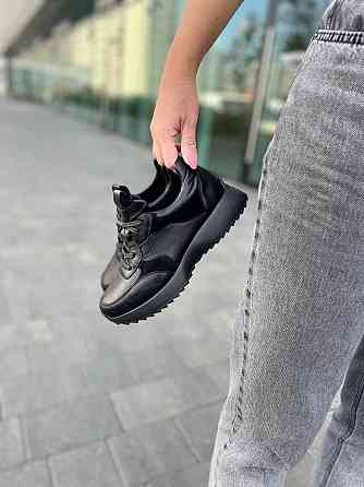 Romax Кросівки жіночі ROMAX чорні шкіра+замша натуральна 37р.(5275) Коломия