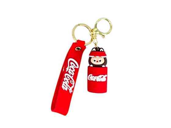 Брелок Лабубу 7см гума Coca Cola арт.712592/4 ТМ SEZON Київ