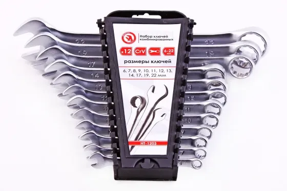 Набір ключів ріжково-накидних 12 ед. Intertool (6-22м) Вінниця