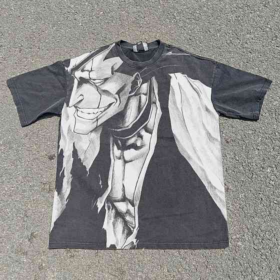 Футболка чоловіча з принтом аніме Бліч Кенпакхі Заракі Каптаін манга оверсайз (S/M/L) Черний Дніпро