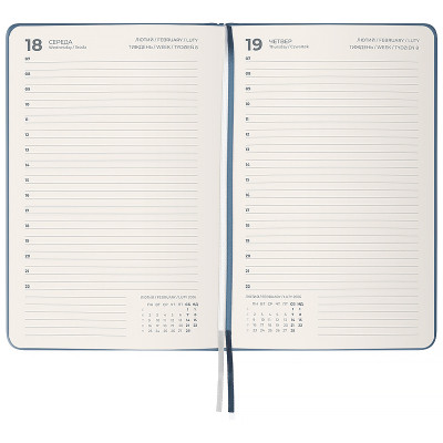 Тижневик Axent датований 2026 Partner Strong, 145х210, сірий (8819-26-62-A) Вінниця - фото 3