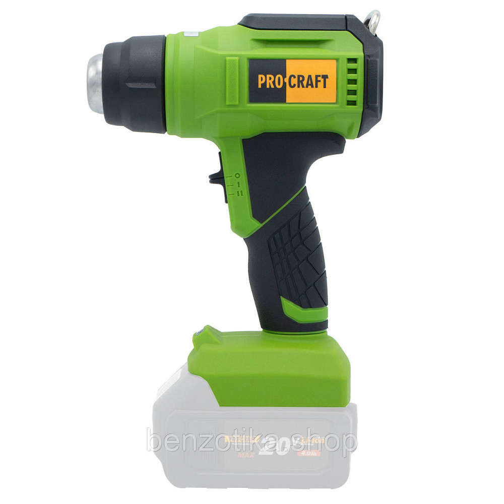 Акумуляторний фен промисловий Procraft PH20 (без акб та зп) Київ - фото 1