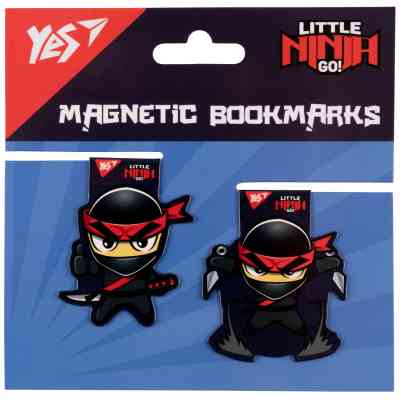 Закладки для книг Yes магнітні Ninja, 2шт (708113) Вінниця