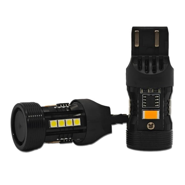 Комплект світлодіодних ламп StarLight LED SL-CB7 CANBUS W21/5W (7443) W3X16q DRL + поворот 12V Харків - фото 11