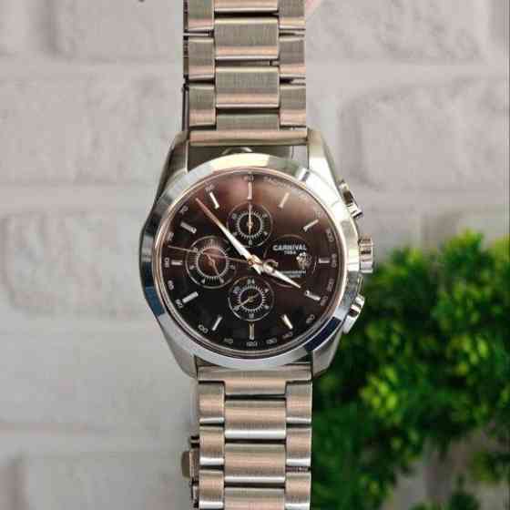 Часы мужские механические Carnival Genius Magnetic Grey (2 ремешка) Винница