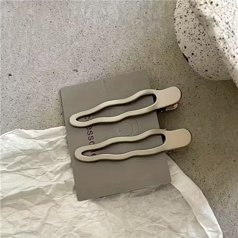 Заколки для волос 3 шт для девушек, серебристые набор заколок для создания причесок женская бижутерия,металлические Каменец-Подольский - изображение 6