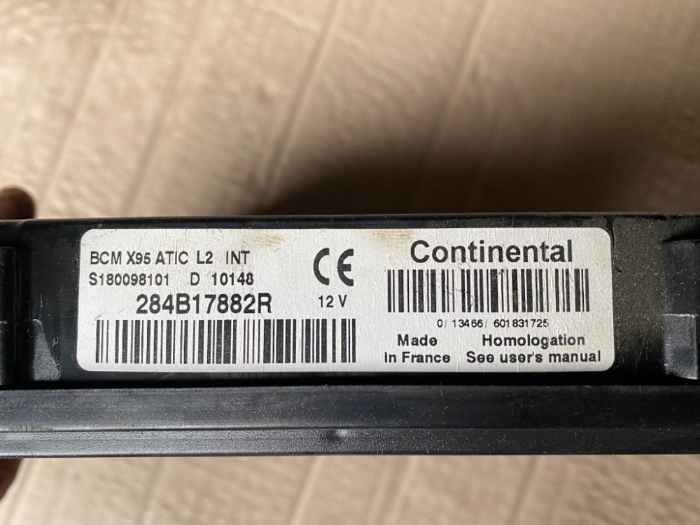 Блок комфорта BCM Renault Megane III 2008-2015 (284B17882R) Ковель - фото 3