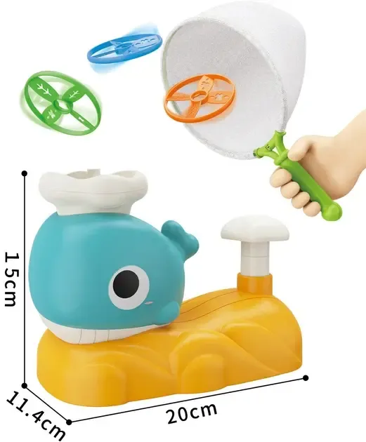 Интерактивная детская игрушка летающая тарелка фрисби Small Whale Коломия - фото 5