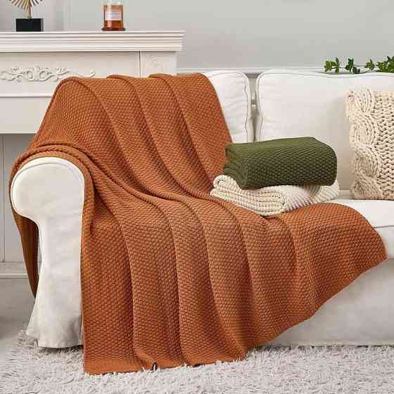 Плед - Покривало Lovely Svi В'язані 130 x 160 см - Всі Сезони Коричневий (161025) Київ