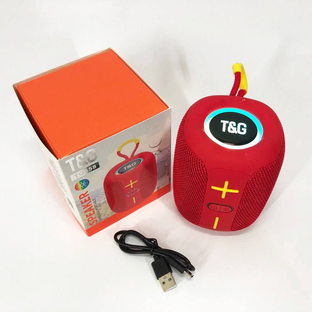 Акустична Bluetooth колонка зі світловою музикою TG658, Колонки для музики вдома, Блютуз аудіо приймач WA-15 Івано-Франківськ - фото 8